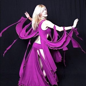 Goddess/Burning Man/Belly dancing costume in white